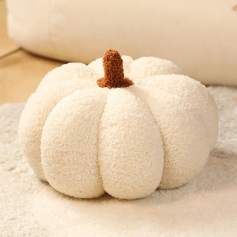 Kawaii Nordic Halloween Pumpkin Plush Toy Plushie Soft Plant Stuffed Doll Holidays Props Decorative Throw Pillow for Kids