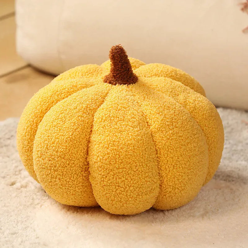 Kawaii Nordic Halloween Pumpkin Plush Toy Plushie Soft Plant Stuffed Doll Holidays Props Decorative Throw Pillow for Kids