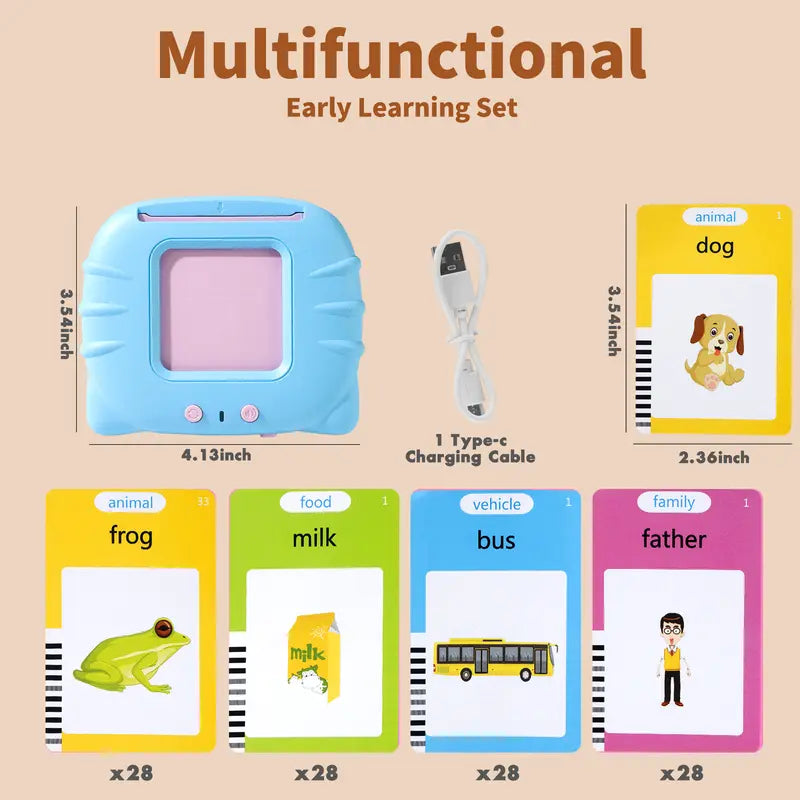 Talking Flash Cards Learning Montessori Toys for Kids with 224 Sight Words