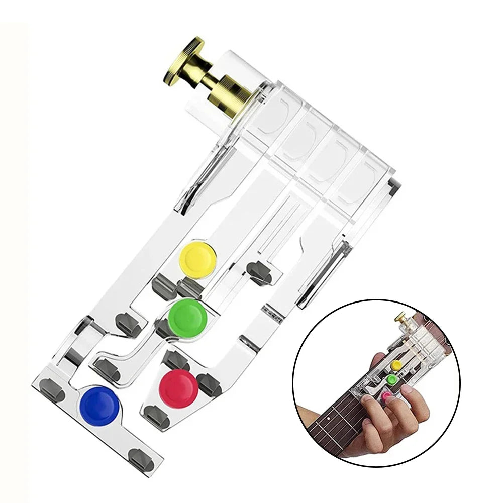 1PCS Guitar Beginner Training Chord Learning Tool Finger Painless Attachment Practice Accessories